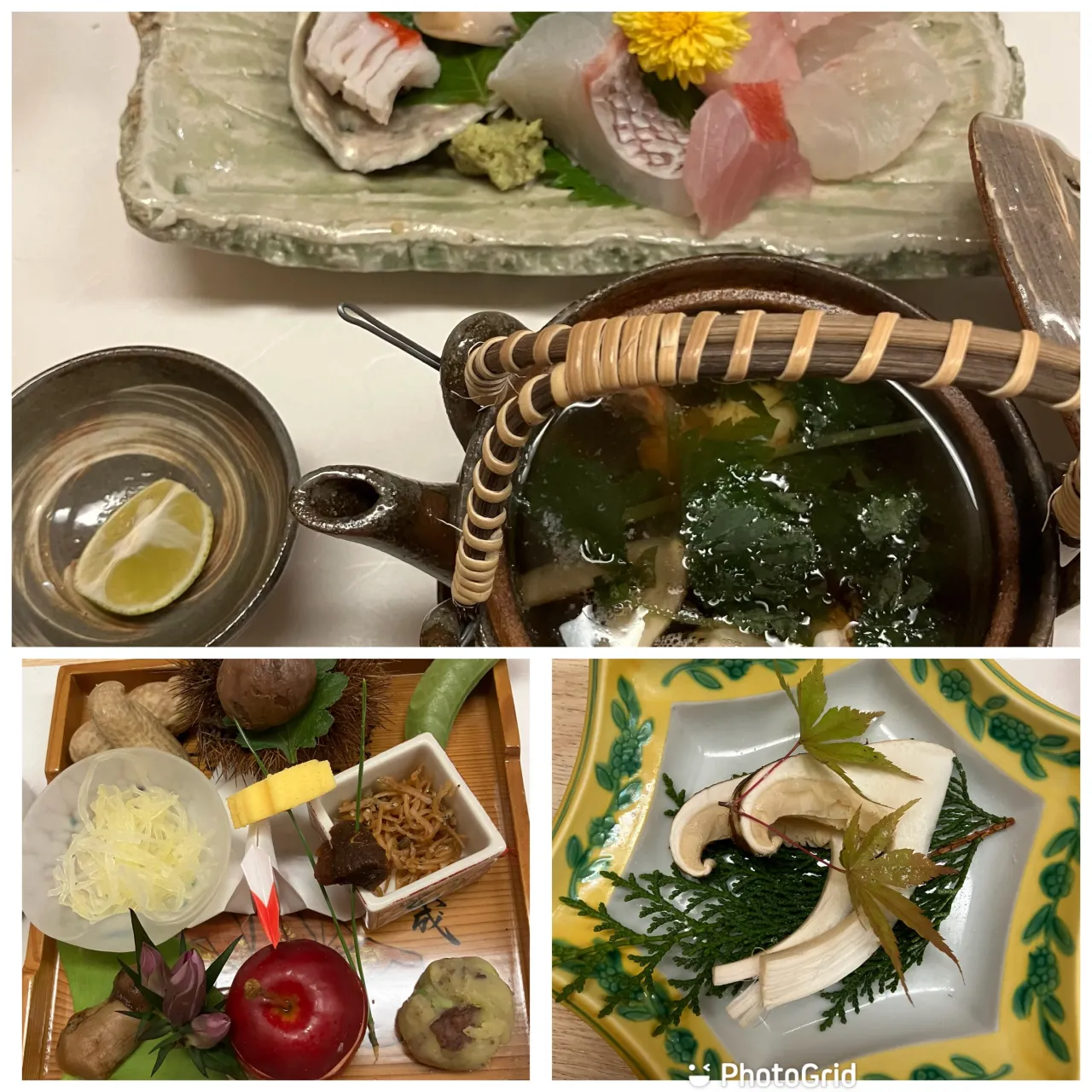 10周年のお祝いと松茸の会